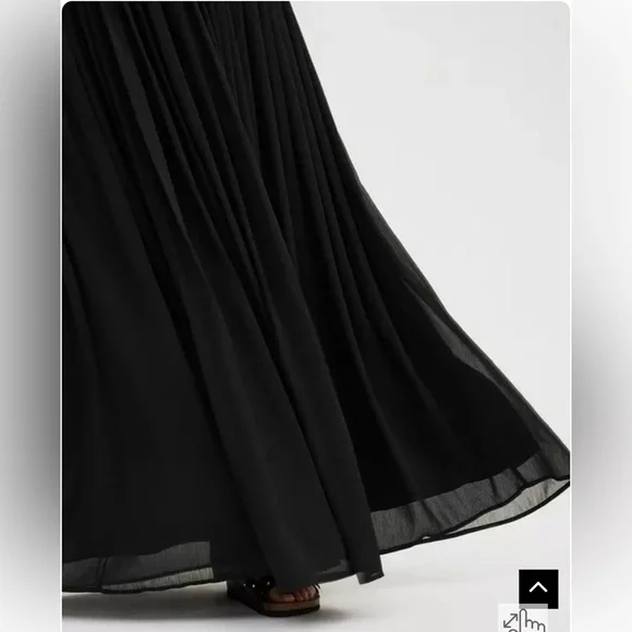 Torrid Textured Chiffon Floor Dress - Picture 6 of 11